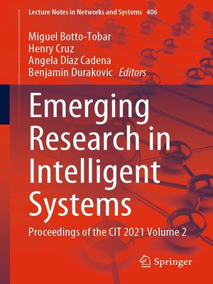 cover image of Emerging Research in Intelligent Systems
